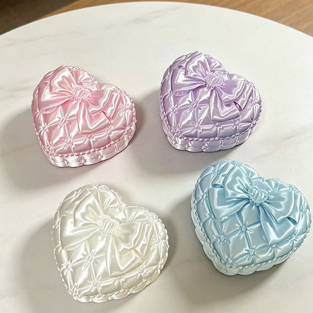 超精致首饰盒轻奢丝绸爱