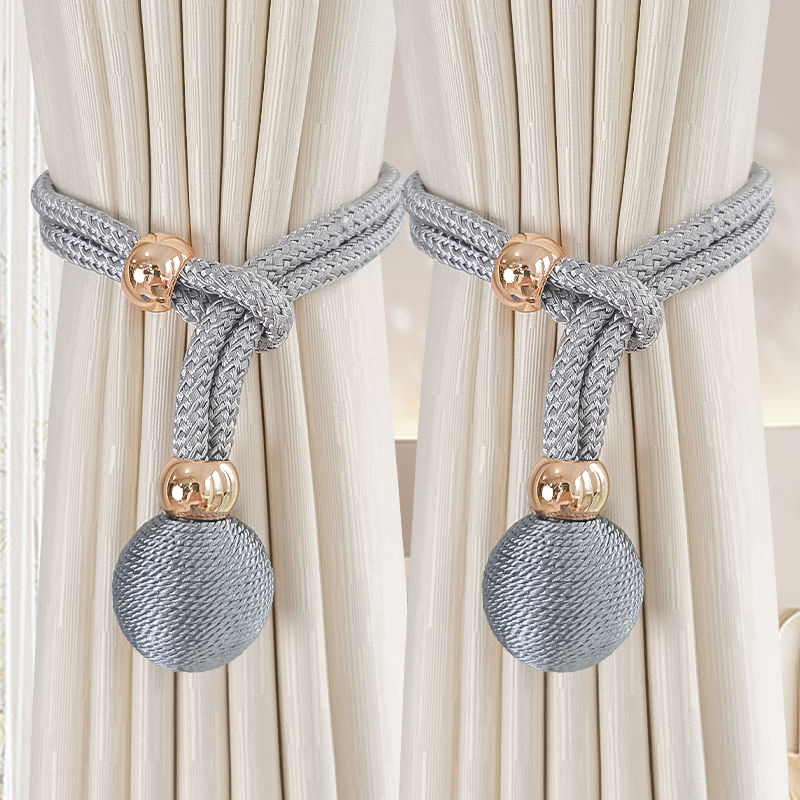 窗帘绑带2025新款窗帘绑带轻奢纱帘绑绳扎束带简约窗帘扣环绑饰可