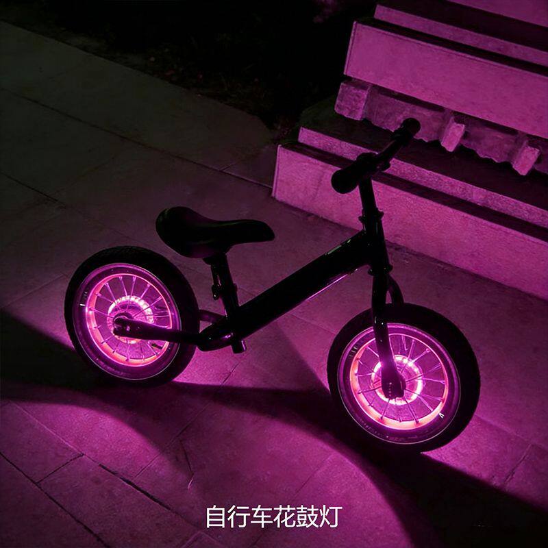 自行车轮胎闪光灯儿童平