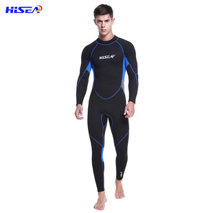 潜水服加厚男连体长袖保暖游泳衣3MM水母衣浮潜服成人情侣冲浪服