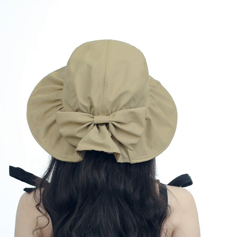 百搭日系大檐棉麻遮阳帽春夏天韩版潮渔夫帽子可折叠盆帽防晒时髦