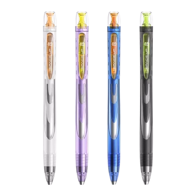 点石银河时空舱专用笔芯1156-Y银管黑色笔芯双珠子弹头0.5mm大容量旋转中性笔高颜值速干顺滑刷题笔芯闪电