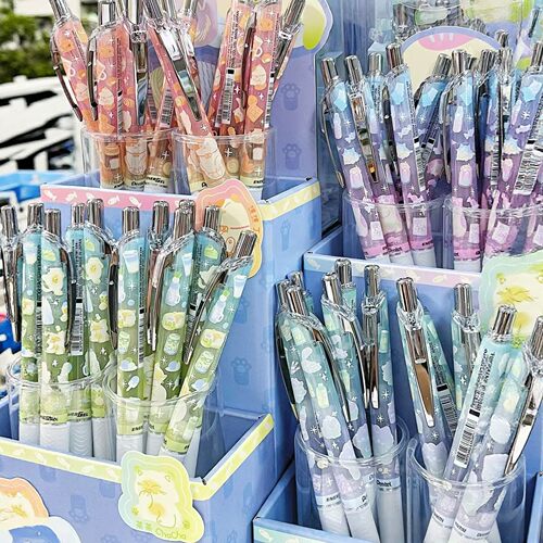 Pentel 派通BLN75TL黑色中性笔猫咪限定速干顺滑黑笔bln75浓墨ENERGEL猫猫可爱小猫高颜值文具学生刷题0.5mm