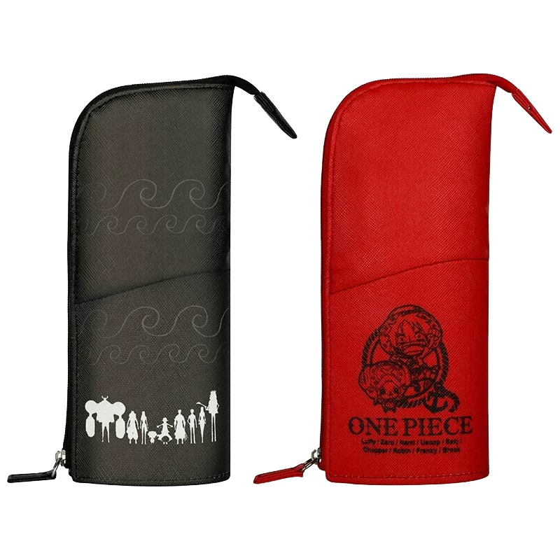 笔袋伸缩立式航海王ONE PIECE文具袋乔巴路飞限量版大容量高颜值男孩子学生可站立笔袋文具