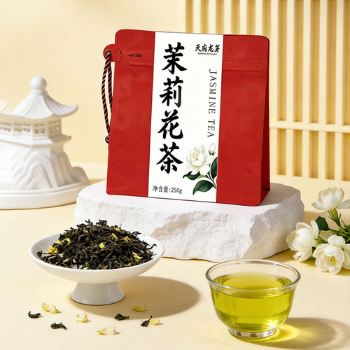 天府龙芽茉莉花茶2026新茶250g