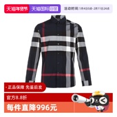 自营 格纹长袖 BURBERRY 博柏利男士 棉质休闲经典 衬衫 80181111