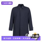 羊毛单排扣中长款 杰尼亚男士 Zegna 薄款 夹棉风衣大衣外套 自营