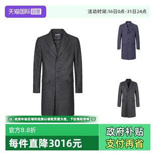 自营 大衣外套 ZEGNA 羊毛中长款 4GJ3G0 杰尼亚男士