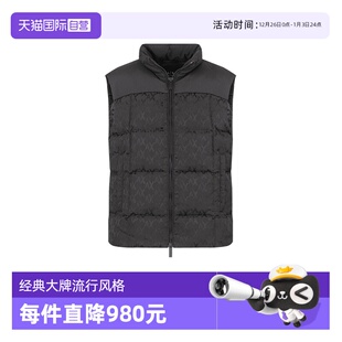 新品 AX阿玛尼 男士 立领鸭绒羽绒马甲 ZN5GZ 6DZQL1 自营