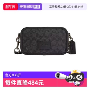 老花手拿包节日礼物 COACH蔻驰相机包Wyatt20小方包经典 自营