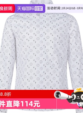 【自营】AX阿玛尼 男士棉质休闲长袖衬衫 6LZC46 ZNRYZ