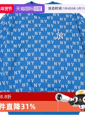 【自营】MLB卫衣男女新款复古运动服情侣上衣老花套头衫3AMTM0241