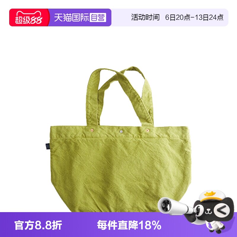 VDLC手作仓敷文艺单肩手提帆布包图片
