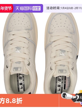 【自营】MLB男女鞋夏季新款运动鞋低帮厚底休闲鞋3ASXCA12N50IVS