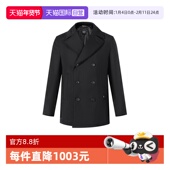 自营 Hugo Boss雨果博斯男士 羊毛双排扣棉服夹棉外套 50498100