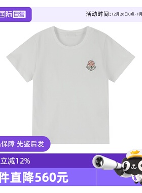 【自营】Moncler/盟可睐女士圆领短袖T恤 8C00023 89AJS