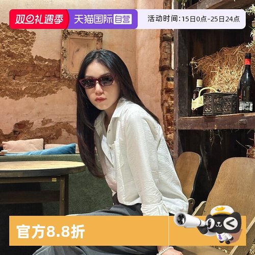 【自营】珑骧/LONGCHAMP新款太阳镜小框显瘦高级感墨镜LO783SLB