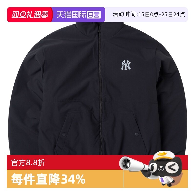 MLB抓绒外套男女新款情侣运动服