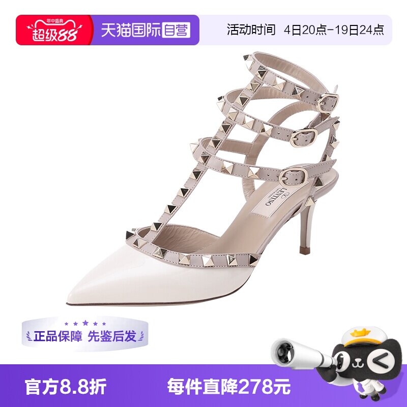 铆钉鞋凉鞋高跟鞋女鞋华伦天奴