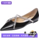 自营 GENEVI Jimmy Choo周仰杰 女士漆皮单鞋 FLAT BOB