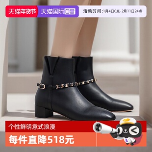 【自营】Ferragamo菲拉格慕 女士TINO系列靴子短靴 冬季女靴正品