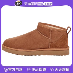 女鞋 UGG 经典 休闲秋冬雪地靴短靴皮毛一体经典 时尚 款 自营