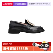 Rangers 金方扣黑色厚底漆皮乐福鞋 VivierRV Viv 自营 Roger