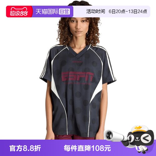 【自营】Adidas Original阿迪三叶草女子运动休闲短袖T恤KV1189