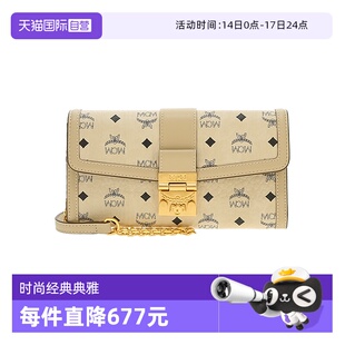 【自营】MCM TRACY系列印花钱包结构女士斜挎信封链条包MYLDSXT01