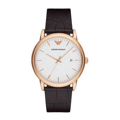 阿玛尼男士石英腕表简约商务