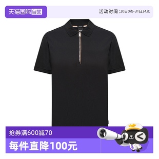 Boss雨果博斯 商务 自营 男款 Polo衫 纯色时尚 Hugo 休闲拉链短袖