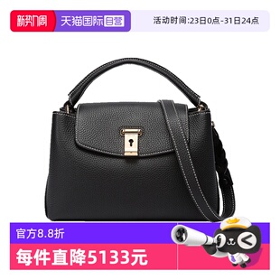 Layka吸晴时尚 巴利精选经典 Bally 黑金单肩斜挎包手柄包 自营