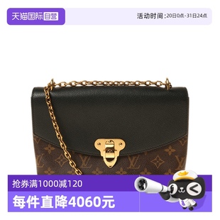 路易威登時(shí)尚 自營(yíng) 中古95新LV 潮流女士斜挎包牛皮拼色