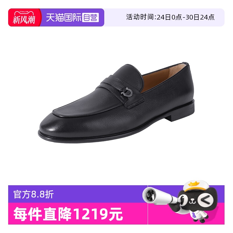 菲拉格慕莫卡辛鞋乐福鞋皮鞋