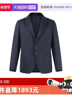 【自营】Armani阿玛尼 男士西服西装上衣毛呢外套 D41G45 D1088