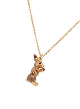 【自营】Fable音乐兔珐琅彩项链高级感小众气质女小兔子项链耳环