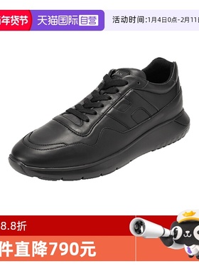 【自营】HOGAN男士羊皮革厚底系带休闲运动鞋男鞋 HXM3710CP50LE