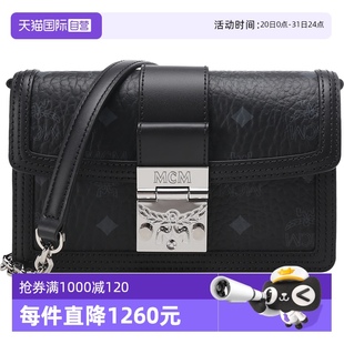 牛皮革Tracy單肩斜挎包迷你款 自營 MCM女士人造革 MWRBAWO05