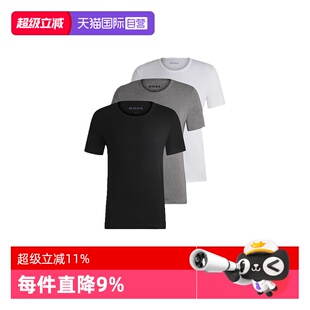 【自营】Hugo BossT恤短袖男 雨果博斯打底衫美式圆领T恤50475284
