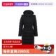 BURBERRY 自营 博柏利女士连帽双排扣腰带设计中长保暖羽绒服