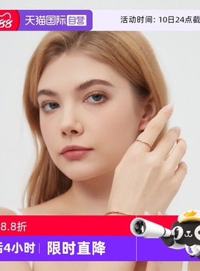 素圈戒指女小众高级感玫瑰金指环