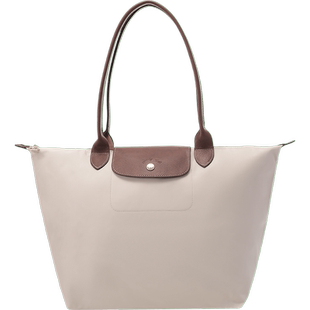 【自营】LONGCHAMP/珑骧女士大号织物长柄单肩包饺子包1899 089