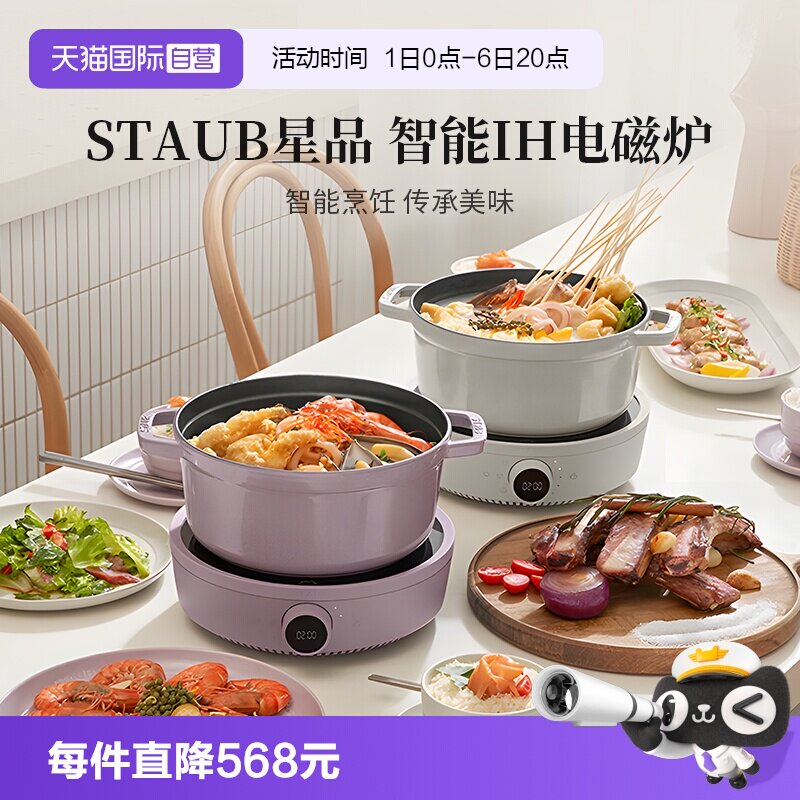 staub炖锅电磁炉珐琅铸铁锅