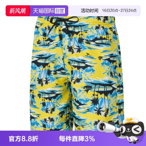 【自营】Speedo速比涛男分体泳装印花休闲游泳时尚短裤泳裤