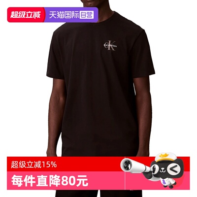 CalvinKlein纯棉短袖T恤上衣