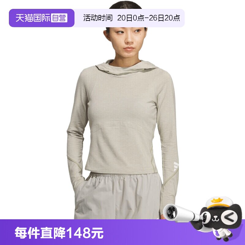 【自营】adidas阿迪达斯女子FUSTL W LS TEE运动长袖长T恤KC5804