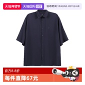 ZN3UZ 自营 休闲短袖 阿玛尼 宽松版 3DZC01 男士 翻领衬衫