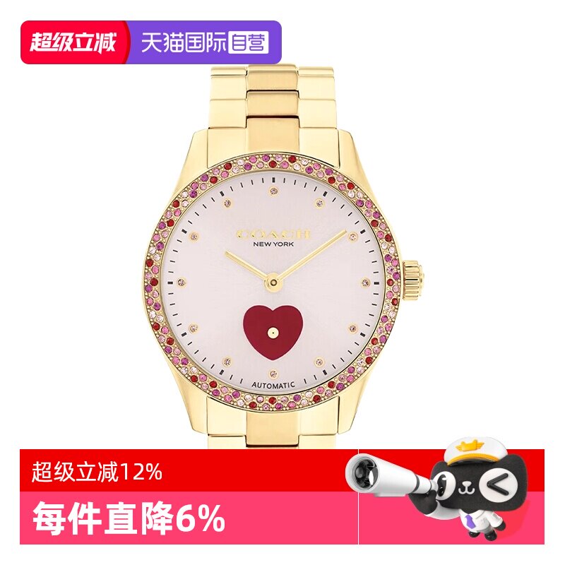 蔻驰自动机械表时尚腕表