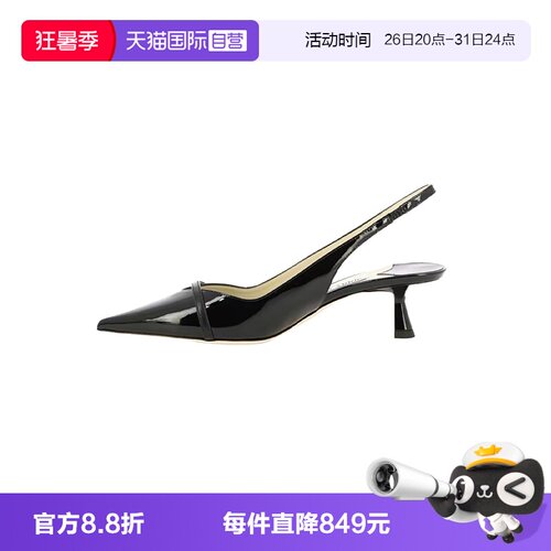 JimmyChoo细跟高跟鞋漆皮尖头