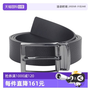 自营 Armani Emporio 牛皮简约送父亲男友 男士 百搭休闲腰带